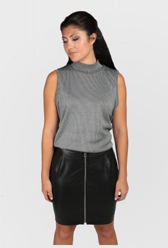 Secret Woman Leather Skirt